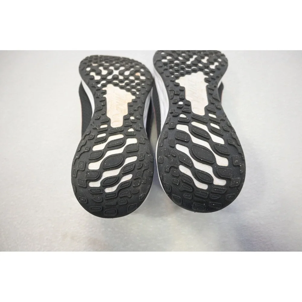 Nike Revolution 6 Next Nature Mens Size 9.5 Black Red DC3728-005 Running Shoe‎